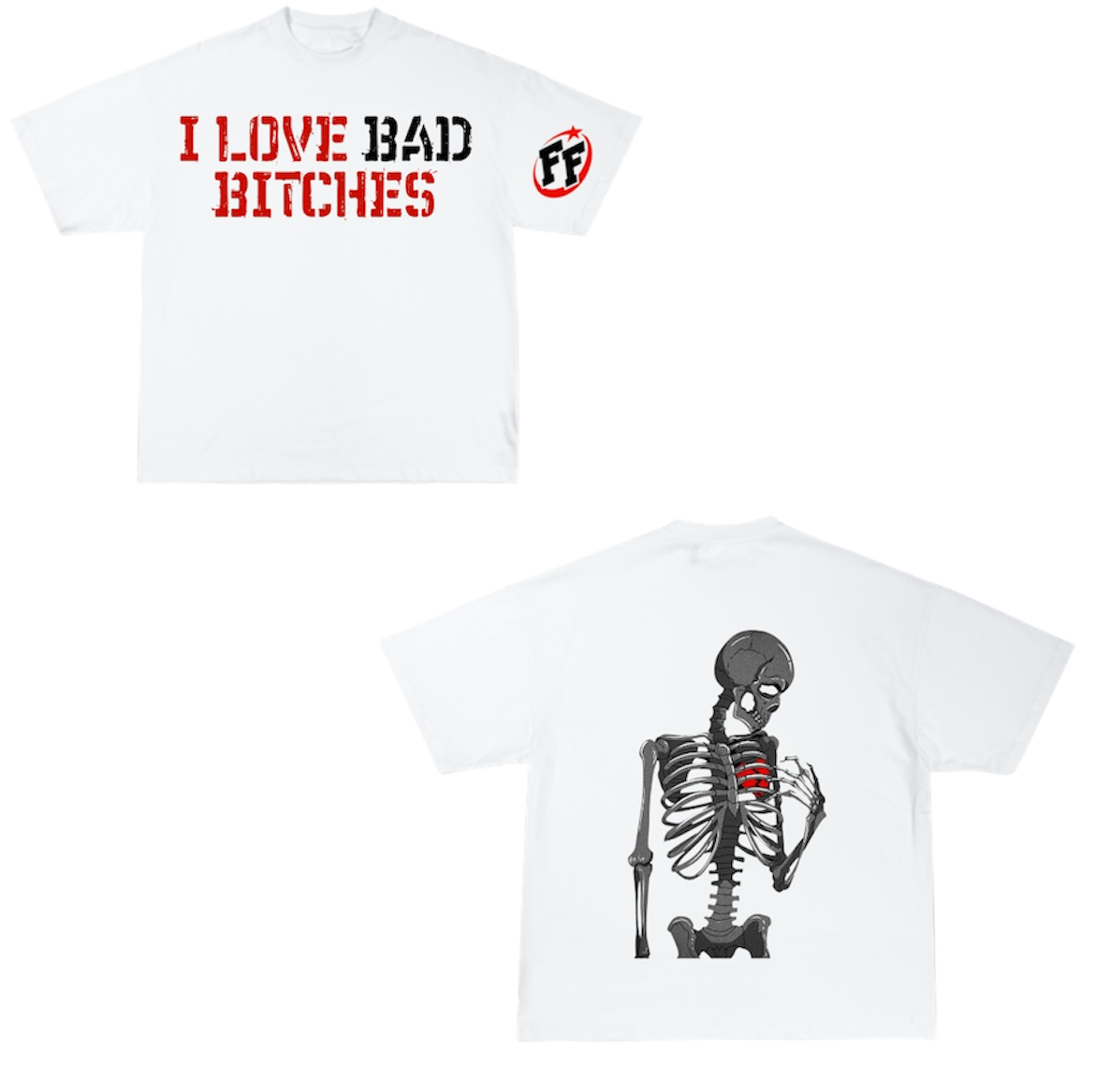 Forever flexn “I love baddies T-shirt”